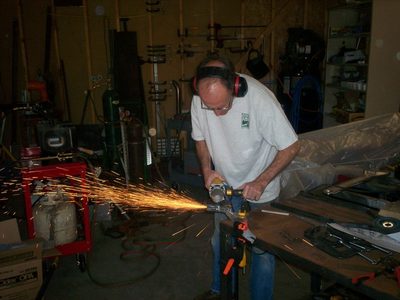 Grinding the side plates
