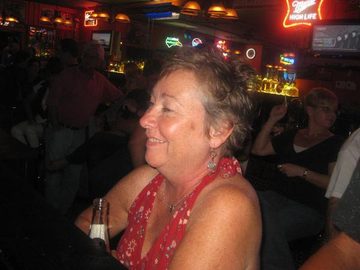 Gwen enjoying the show