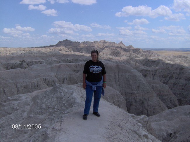 Carol @ the Badlands, SD