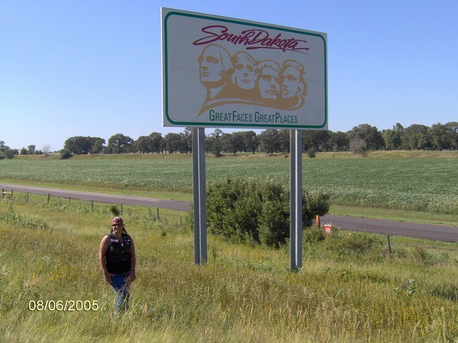 Finally.. South Dakota line..
