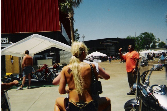 Kimmi on my bike