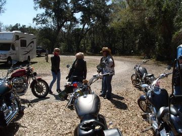 Camping at Daytona Spring Bike Week 2010