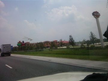 Riding at Daytona Spring Bike Week 2010