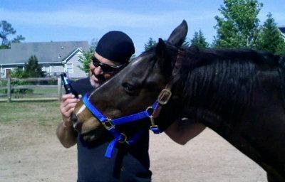 Dale -And- Rambo share a moment.