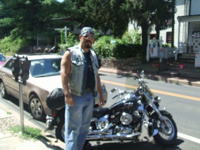 J.T bone and his ride