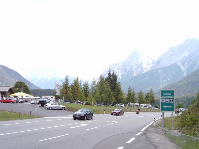 The Zugspitz from Austria on the Fernpass