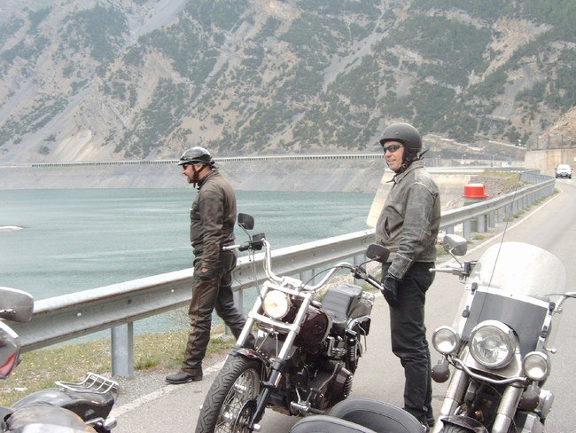 cool road along and through the mountain