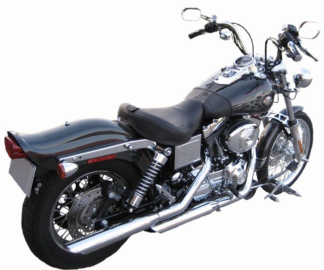 Josh`s `05 Wide Glide - after a little work.