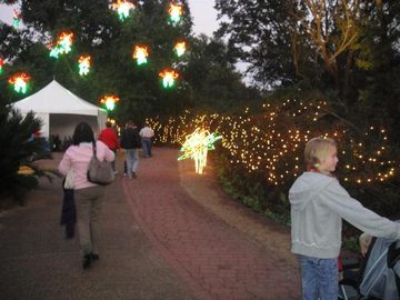 RAINZ AND HOT PEPPER SEENING THE LIGHTS! at Bellingrath Gardens in Theodore! on 12/22/2010