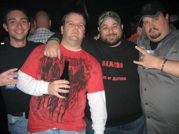 At Fire with friends