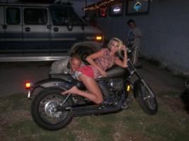 Slut on Kidds sled