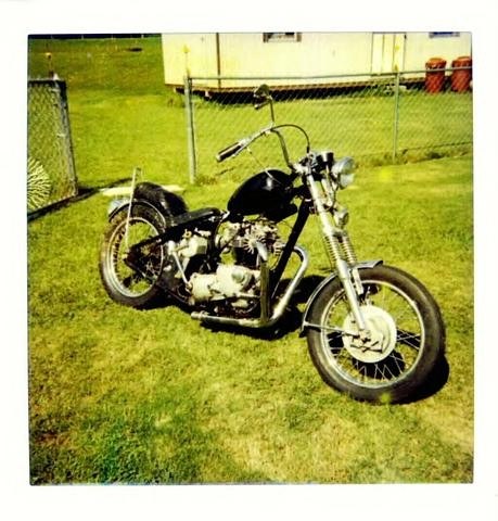 Ross`s 1969 Triumph 650cc Trophy Hardtail-C- OLD SCHOOL