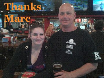 Thanks for the beer Marc