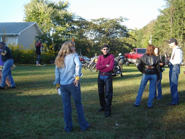 Debbie and Cathy just hanging out