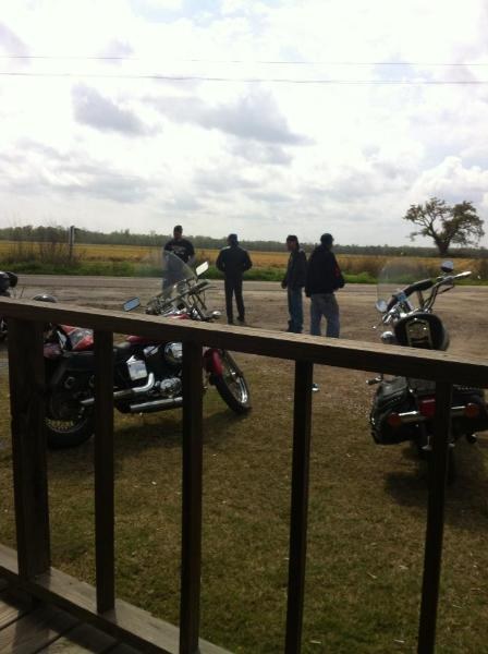 Pitstop at The Dog House on second ride of the season.