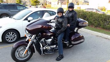 Member and bike pics