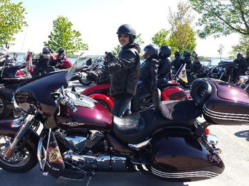 Member and bike pics