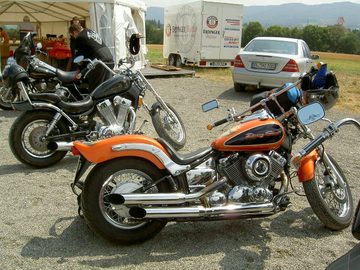 dragstar and a intruder