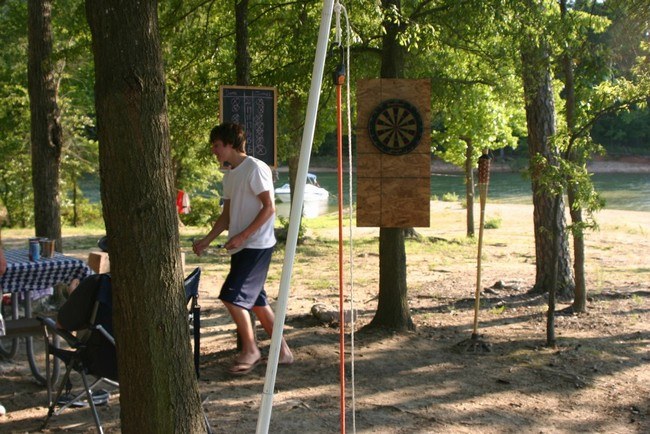 Hard Core - Taking the dart board camping