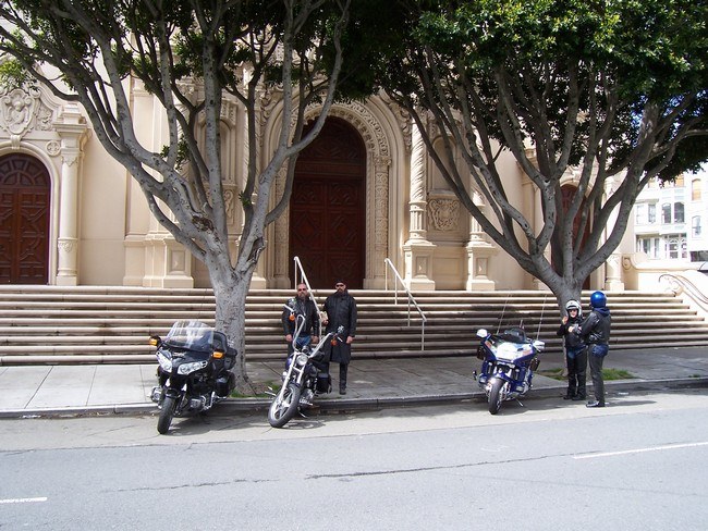Mission San Francisco with the Group