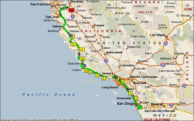 13 Southern Missions San Diego to Soledad