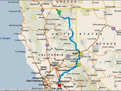Summary:  456.8 miles Trip duration:  8 hours-C- 54 minutes Driving time:  7 hours-C- 39 minutes