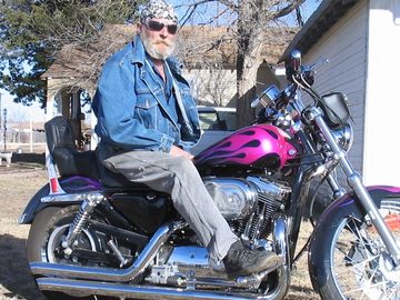 Dead Man riding-C- and my bike.