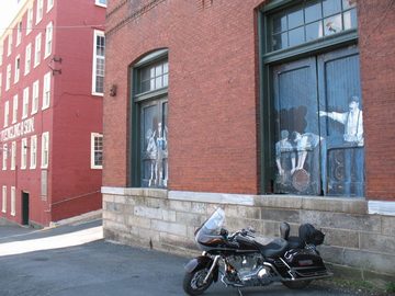 Crash`s bike at the Yuengling Brewery