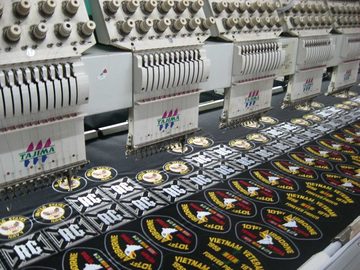 Riding Club patch production picture