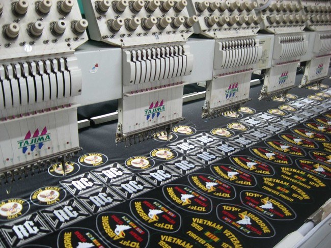 Riding Club patch production picture