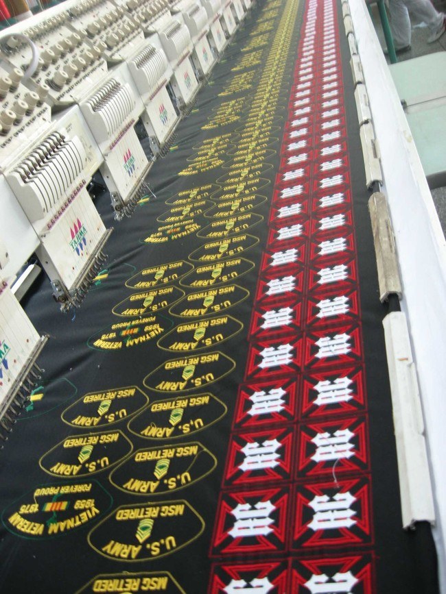 Riding Club patch production picture