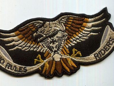 No Rules Riders-C- brown eagle with banner