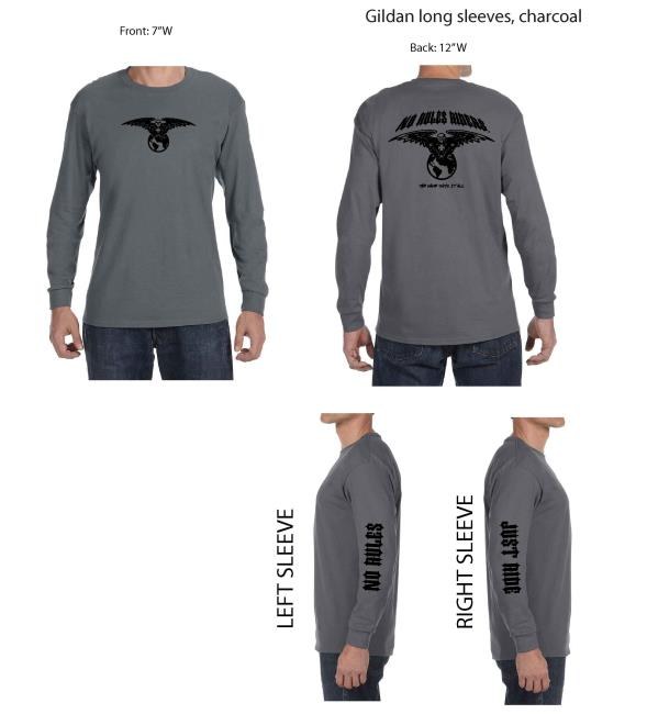 Long Sleeve-C- Charcoal